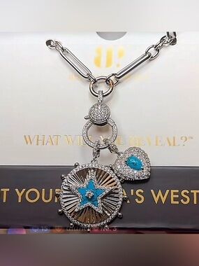 Bomb Party Outlaw Pendant Necklace with Turquoise Accents